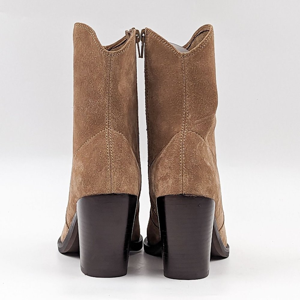 Jeffrey Campbell Women Jolena Natural Suede Western Pointy Boots size 6 - Picture 8 of 12